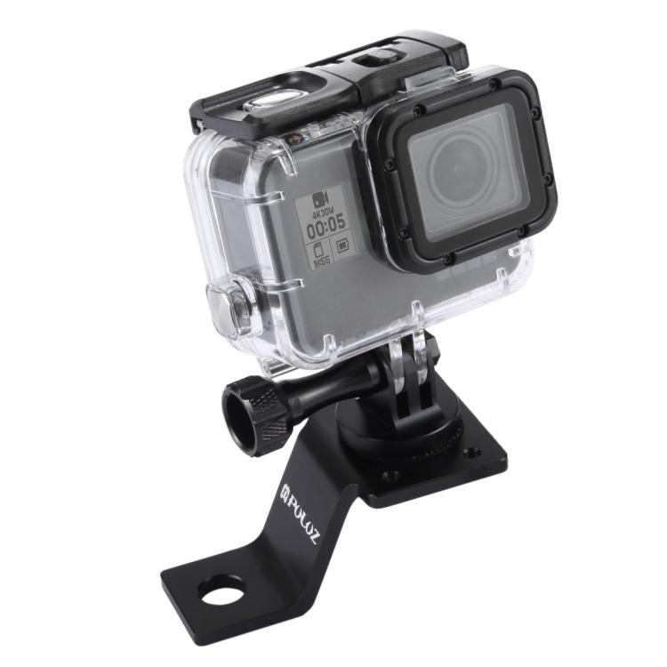 Soporte fijo para motocicleta de aleación de aluminio PULUZ con adaptador de trípode y tornillo para GoPro Hero12 Black / He…