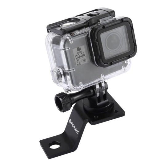 Soporte fijo para motocicleta de aleación de aluminio PULUZ con adaptador de trípode y tornillo para GoPro Hero12 Black / He…