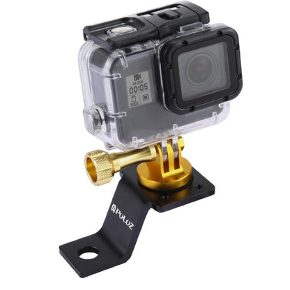 Soporte fijo para motocicleta de aleación de aluminio PULUZ con adaptador de trípode y tornillo para GoPro Hero12 Black / He…