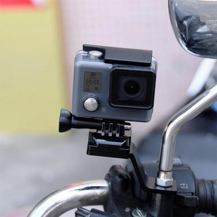 Soporte fijo para motocicleta de aleación de aluminio PULUZ con adaptador de trípode y tornillo para GoPro Hero12 Black / He…