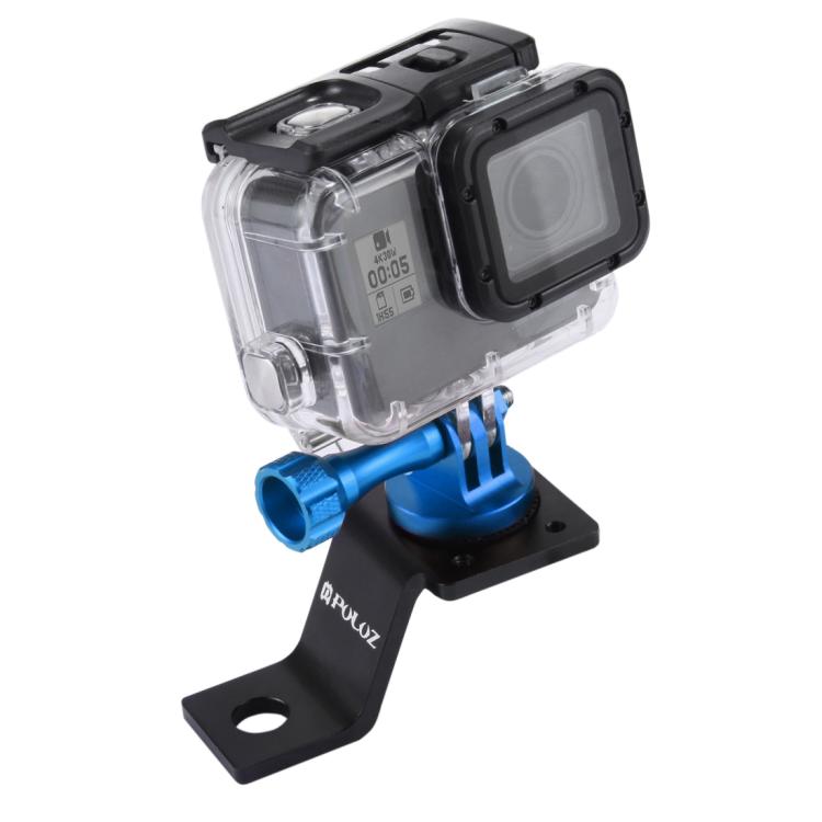 Soporte fijo para motocicleta de aleación de aluminio PULUZ con adaptador de trípode y tornillo para GoPro Hero12 Black / He…