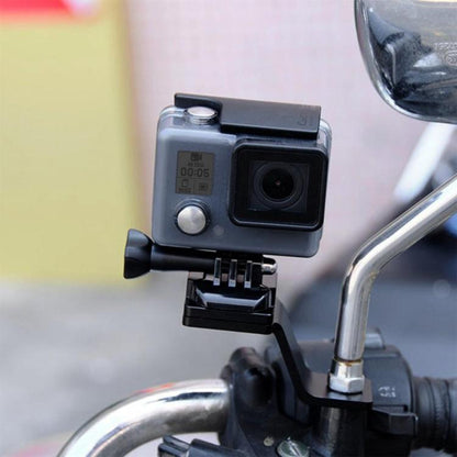 Soporte fijo para motocicleta de aleación de aluminio PULUZ con adaptador de trípode y tornillo para GoPro Hero12 Black / He…