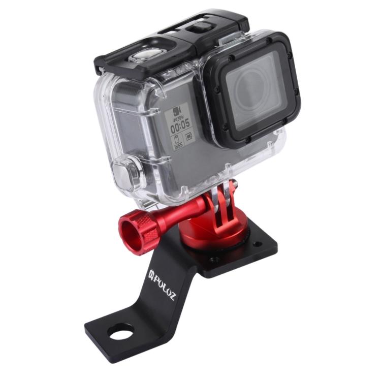 Soporte fijo para motocicleta de aleación de aluminio PULUZ con adaptador de trípode y tornillo para GoPro Hero12 Black / He…