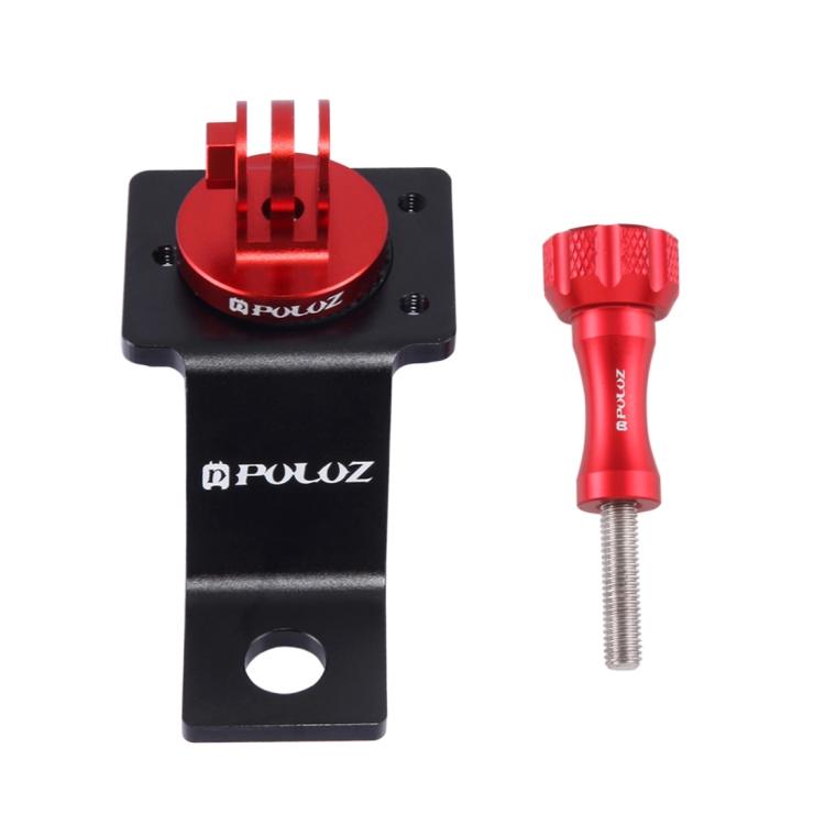 Soporte fijo para motocicleta de aleación de aluminio PULUZ con adaptador de trípode y tornillo para GoPro Hero12 Black / He…