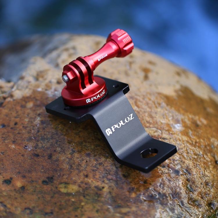 Soporte fijo para motocicleta de aleación de aluminio PULUZ con adaptador de trípode y tornillo para GoPro Hero12 Black / He…