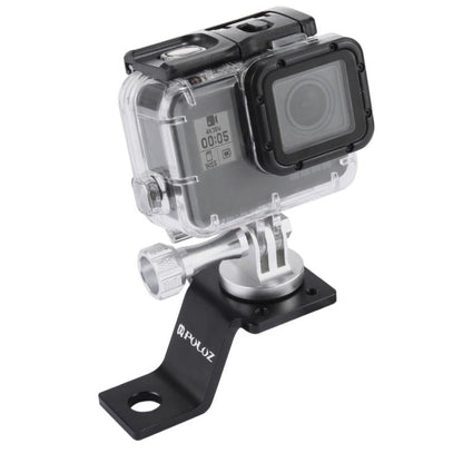 Soporte fijo para motocicleta de aleación de aluminio PULUZ con adaptador de trípode y tornillo para GoPro Hero12 Black / He…