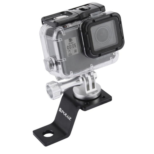 Soporte fijo para motocicleta de aleación de aluminio PULUZ con adaptador de trípode y tornillo para GoPro Hero12 Black / He…