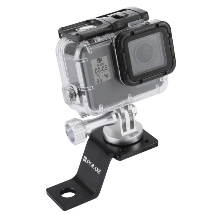 Soporte fijo para motocicleta de aleación de aluminio PULUZ con adaptador de trípode y tornillo para GoPro Hero12 Black / He…