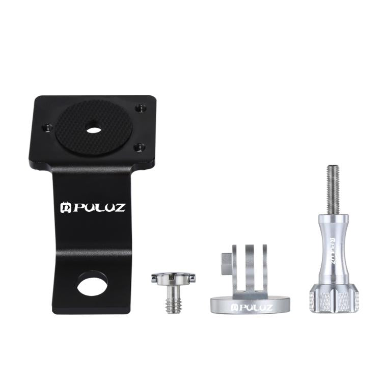 Soporte fijo para motocicleta de aleación de aluminio PULUZ con adaptador de trípode y tornillo para GoPro Hero12 Black / He…