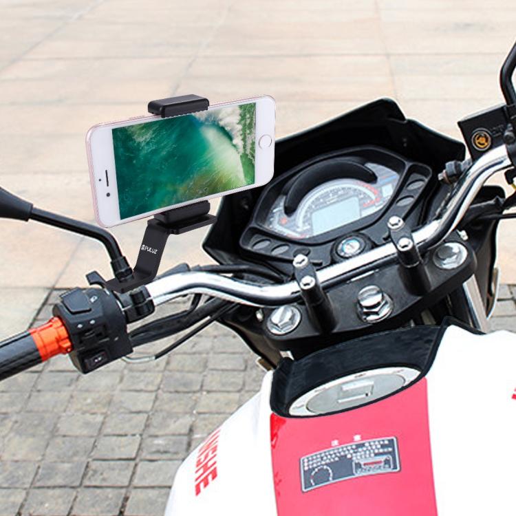 Soporte fijo para motocicleta de aleación de aluminio PULUZ con adaptador de trípode y tornillo para GoPro Hero12 Black / He…