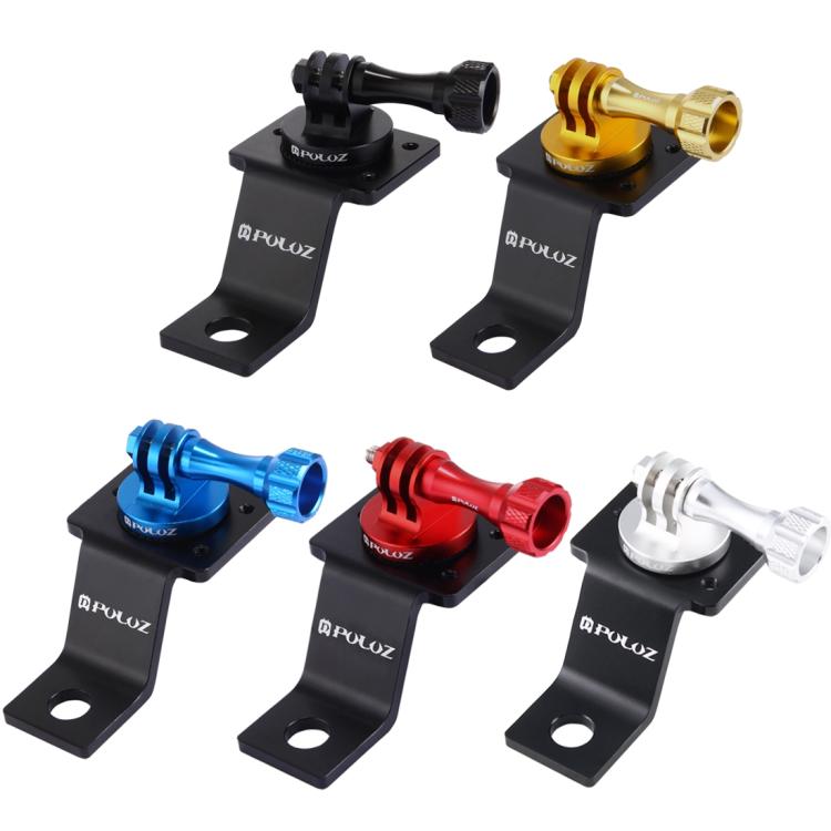 Soporte fijo para motocicleta de aleación de aluminio PULUZ con adaptador de trípode y tornillo para GoPro Hero12 Black / He…