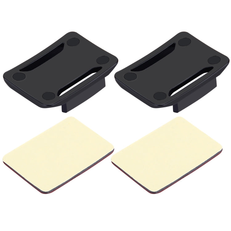 Soportes de superficie PULUZ 2 curva + 2 pegatinas adhesivas de montaje para cámaras de deportes de acción PULUZ Soporte de……
