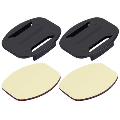 Soportes de superficie PULUZ 2 plana + 2 pegatinas adhesivas de montaje para cámaras de deportes de acción PULUZ Soporte de……