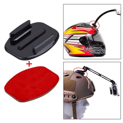 Soportes de superficie PULUZ 2 plana + 2 pegatinas adhesivas de montaje para cámaras de deportes de acción PULUZ Soporte de……