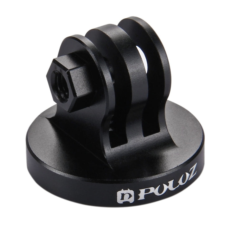 Trípode PULUZ Adaptador CNC de montaje en con orificio para tornillo de 1/4 de pulgada para GoPro Hero12 Black / Hero11 /10/…