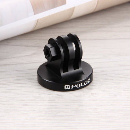 Trípode PULUZ Adaptador CNC de montaje en con orificio para tornillo de 1/4 de pulgada para GoPro Hero12 Black / Hero11 /10/…