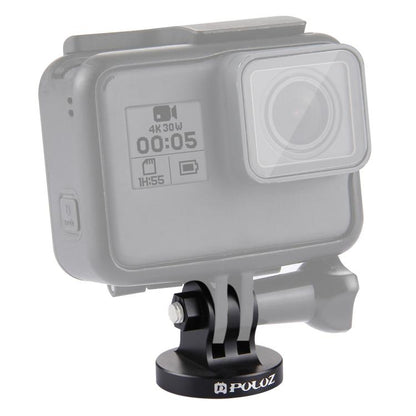 Trípode PULUZ Adaptador CNC de montaje en con orificio para tornillo de 1/4 de pulgada para GoPro Hero12 Black / Hero11 /10/…