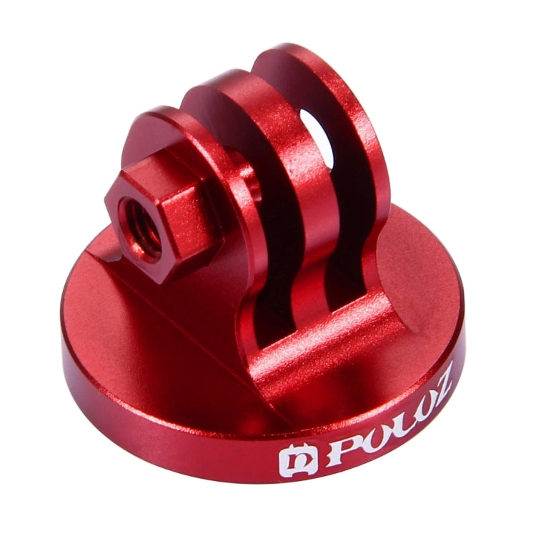 Trípode PULUZ Adaptador CNC de montaje en con orificio para tornillo de 1/4 de pulgada para GoPro Hero12 Black / Hero11 /10/…