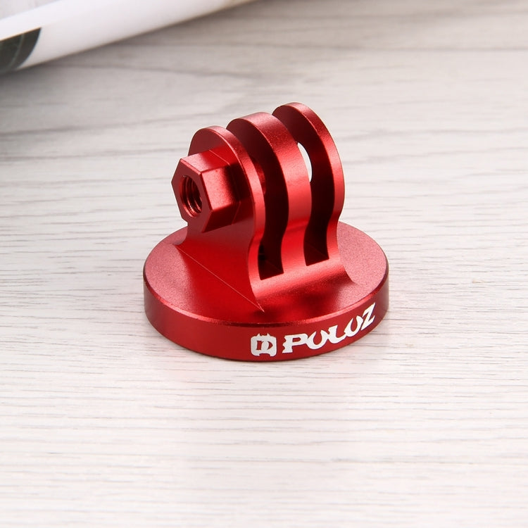 Trípode PULUZ Adaptador CNC de montaje en con orificio para tornillo de 1/4 de pulgada para GoPro Hero12 Black / Hero11 /10/…
