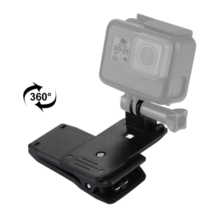 Mochila PULUZ giratoria de 360 grados Soportes Rec-mounts Soporte de abrazadera de liberación rápida para GoPro Hero12 Black…