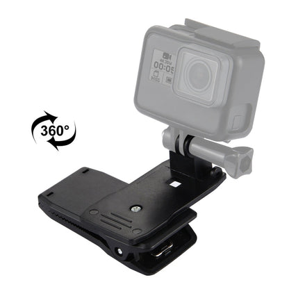 Mochila PULUZ giratoria de 360 grados Soportes Rec-mounts Soporte de abrazadera de liberación rápida para GoPro Hero12 Black…