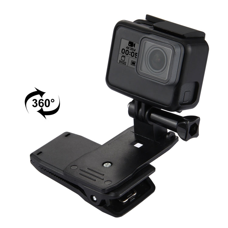 Mochila PULUZ giratoria de 360 grados Soportes Rec-mounts Soporte de abrazadera de liberación rápida para GoPro Hero12 Black…