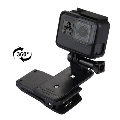 Mochila PULUZ giratoria de 360 grados Soportes Rec-mounts Soporte de abrazadera de liberación rápida para GoPro Hero12 Black…