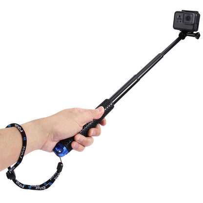 Monopié de poste extensible de mano PULUZ para GoPro HERO10 Black / HERO9 Black / HERO8 Black / HERO7 /6/5,, Xiaoyi y otras……
