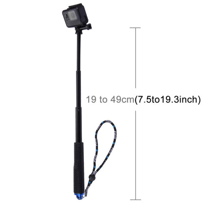 Monopié de poste extensible de mano PULUZ para GoPro HERO10 Black / HERO9 Black / HERO8 Black / HERO7 /6/5,, Xiaoyi y otras……