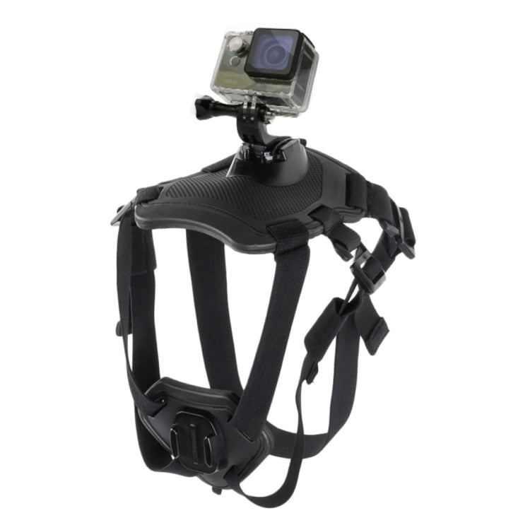 Correa de pecho PULUZ Hound Dog Fetch Arnés ajustable para para GoPro Hero12 Black / Hero11 /10/9/8/7/6/5, Insta360 Ace / Ac…