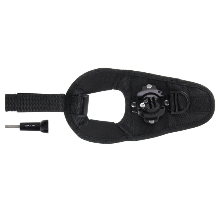 Correa de palma PULUZ Banda de montaje con estilo guante con rotación de 360 grados para GoPro Hero12 Black / Hero11 /10/9/8…
