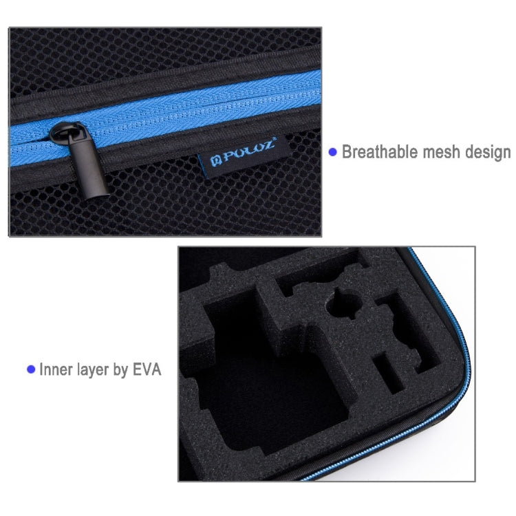 Estuche de viaje y transporte impermeable con patrón de camuflaje PULUZ para GoPro Hero12 Black / Hero11 /10/9/8/7/6/5, Inst…