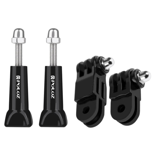 Soporte de abrazadera PULUZ Brazo pivotante ajustable de 3 vías con 2 tornillos largos para cámaras de deportes de acción PU…