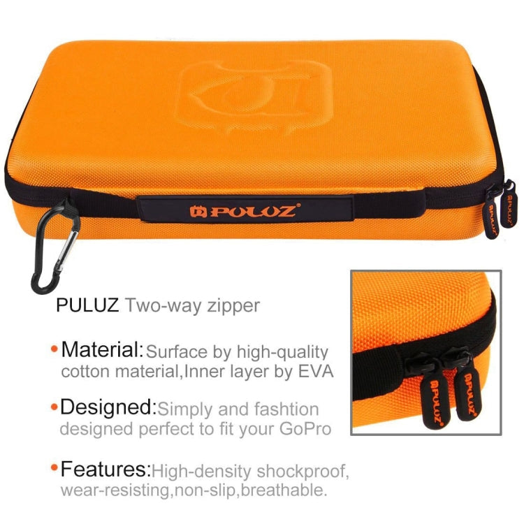 Estuche de viaje PULUZ y transporte impermeable para GoPro Hero12 Black / Hero11 /10/9/8/7/6/5, Insta360 Ace / Ace Pro, y ot…