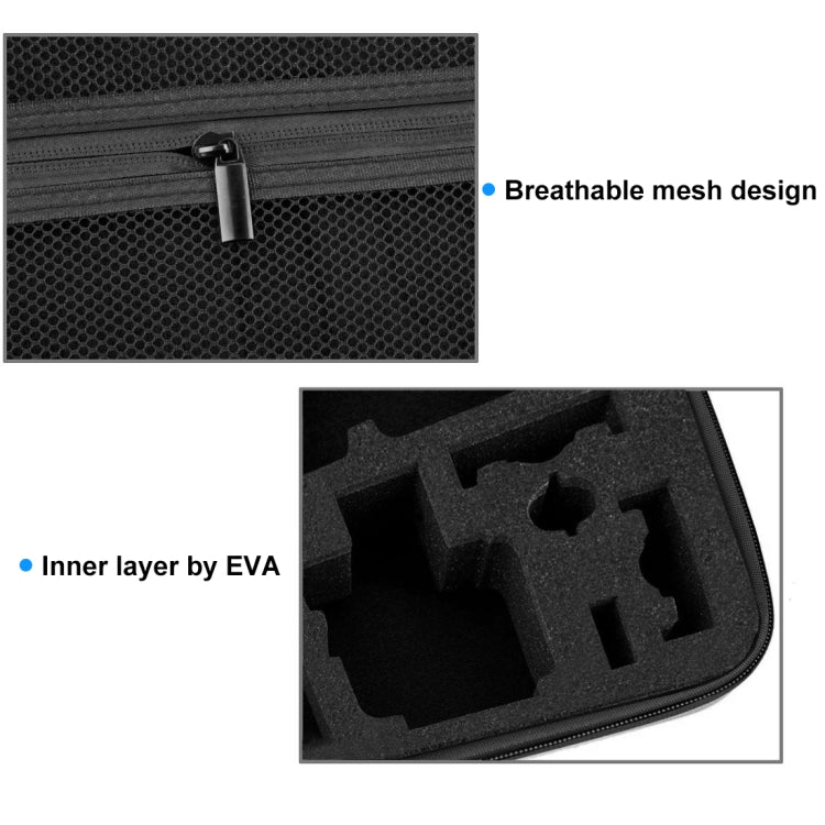 Estuche de viaje PULUZ y transporte impermeable para GoPro Hero12 Black / Hero11 /10/9/8/7/6/5, Insta360 Ace / Ace Pro, y ot…