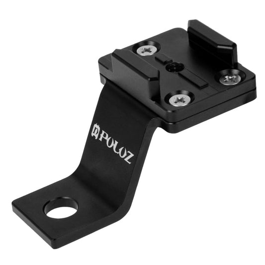 Soporte fijo de metal para motocicleta PULUZ para GoPro Hero12 Black / Hero11 /10/9/8/7/6/5, Insta360 Ace / Ace Pro, y otras…