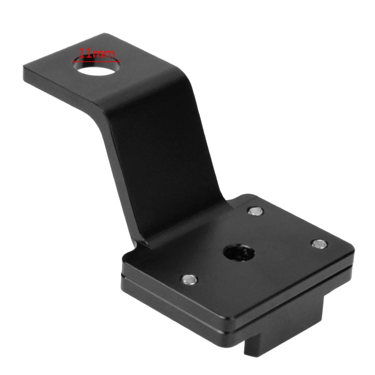 Soporte fijo de metal para motocicleta PULUZ para GoPro Hero12 Black / Hero11 /10/9/8/7/6/5, Insta360 Ace / Ace Pro, y otras…