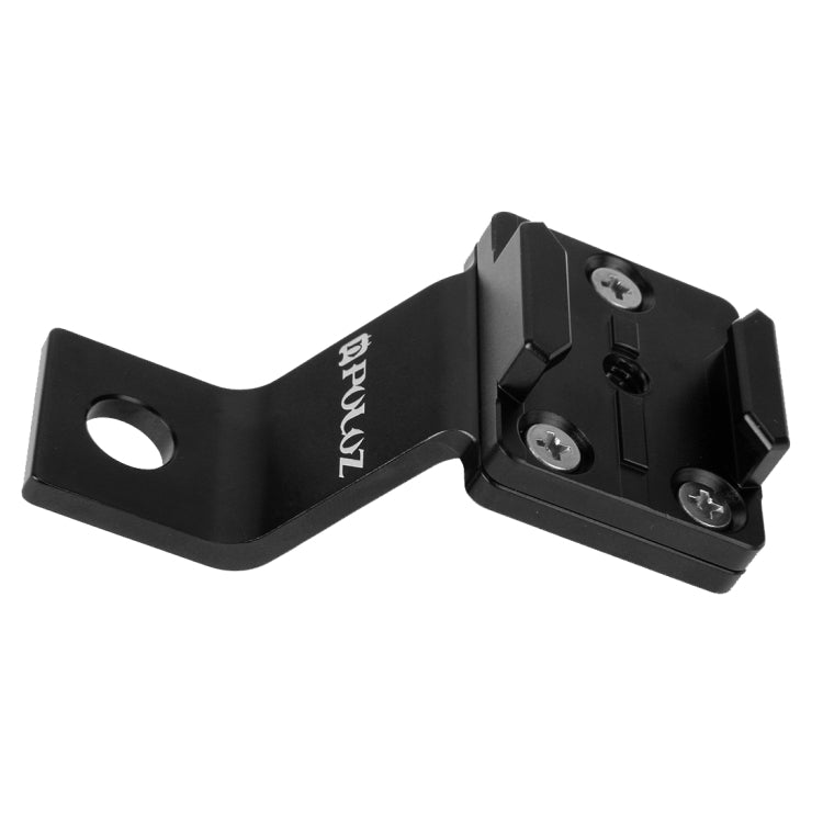 Soporte fijo de metal para motocicleta PULUZ para GoPro Hero12 Black / Hero11 /10/9/8/7/6/5, Insta360 Ace / Ace Pro, y otras…