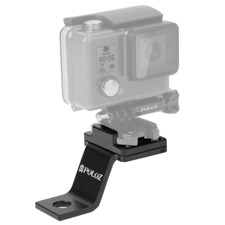 Soporte fijo de metal para motocicleta PULUZ para GoPro Hero12 Black / Hero11 /10/9/8/7/6/5, Insta360 Ace / Ace Pro, y otras…