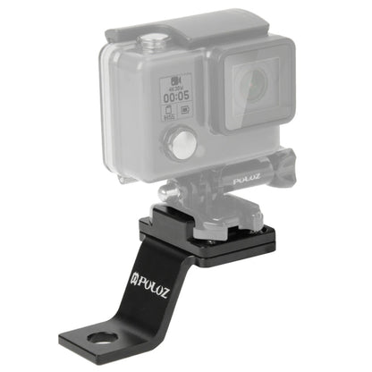 Soporte fijo de metal para motocicleta PULUZ para GoPro Hero12 Black / Hero11 /10/9/8/7/6/5, Insta360 Ace / Ace Pro, y otras…