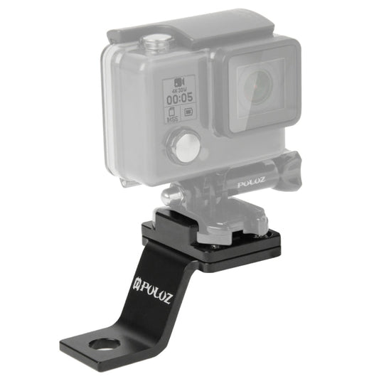 Soporte fijo de metal para motocicleta PULUZ para GoPro Hero12 Black / Hero11 /10/9/8/7/6/5, Insta360 Ace / Ace Pro, y otras…