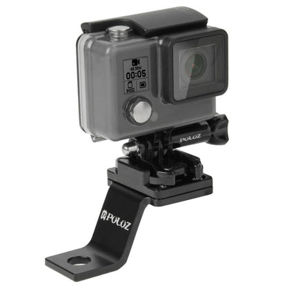 Soporte fijo de metal para motocicleta PULUZ para GoPro Hero12 Black / Hero11 /10/9/8/7/6/5, Insta360 Ace / Ace Pro, y otras…
