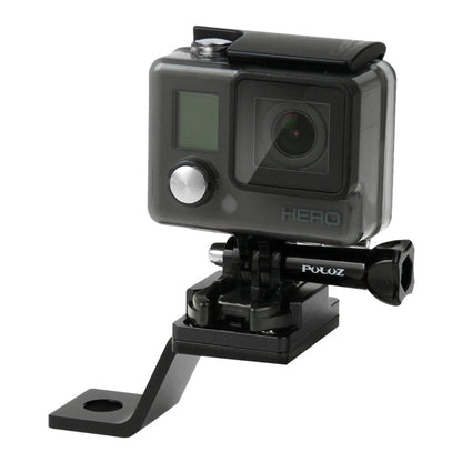 Soporte fijo de metal para motocicleta PULUZ para GoPro Hero12 Black / Hero11 /10/9/8/7/6/5, Insta360 Ace / Ace Pro, y otras…