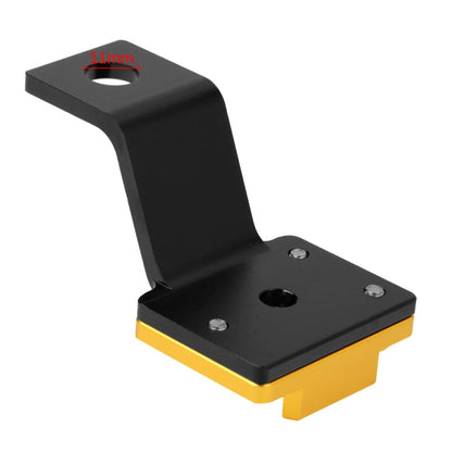 Soporte fijo de metal para motocicleta PULUZ para GoPro Hero12 Black / Hero11 /10/9/8/7/6/5, Insta360 Ace / Ace Pro, y otras…