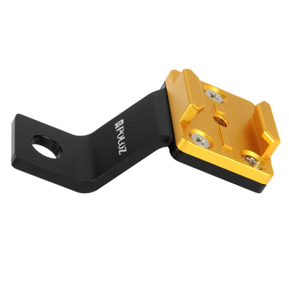 Soporte fijo de metal para motocicleta PULUZ para GoPro Hero12 Black / Hero11 /10/9/8/7/6/5, Insta360 Ace / Ace Pro, y otras…