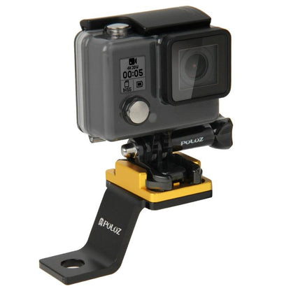 Soporte fijo de metal para motocicleta PULUZ para GoPro Hero12 Black / Hero11 /10/9/8/7/6/5, Insta360 Ace / Ace Pro, y otras…