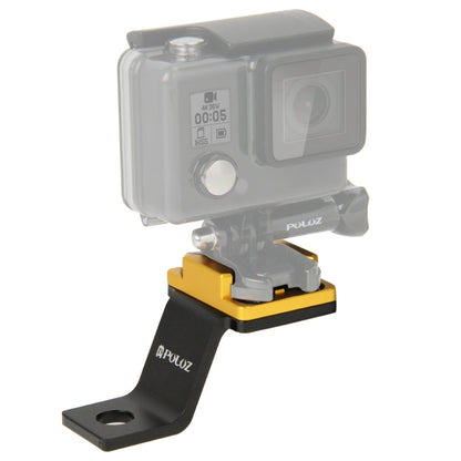 Soporte fijo de metal para motocicleta PULUZ para GoPro Hero12 Black / Hero11 /10/9/8/7/6/5, Insta360 Ace / Ace Pro, y otras…