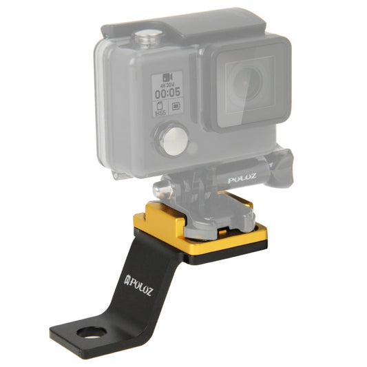 Soporte fijo de metal para motocicleta PULUZ para GoPro Hero12 Black / Hero11 /10/9/8/7/6/5, Insta360 Ace / Ace Pro, y otras…