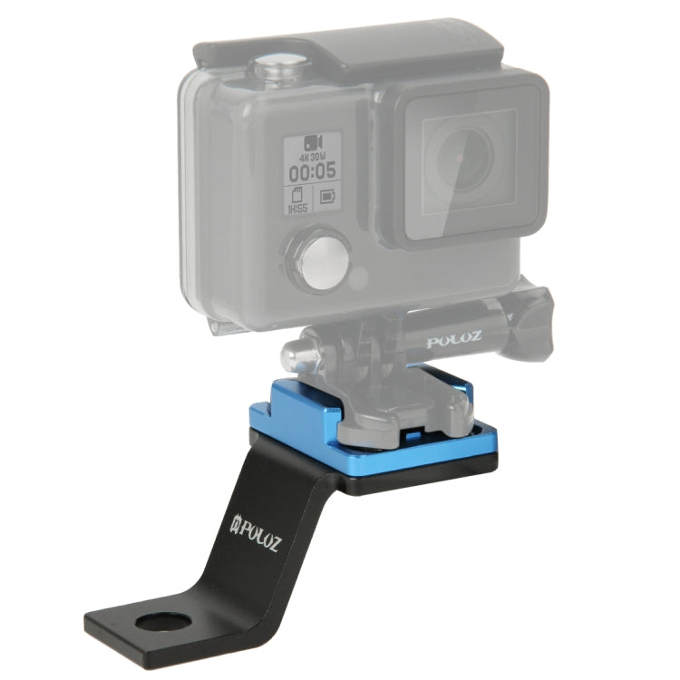 Soporte fijo de metal para motocicleta PULUZ para GoPro Hero12 Black / Hero11 /10/9/8/7/6/5, Insta360 Ace / Ace Pro, y otras…