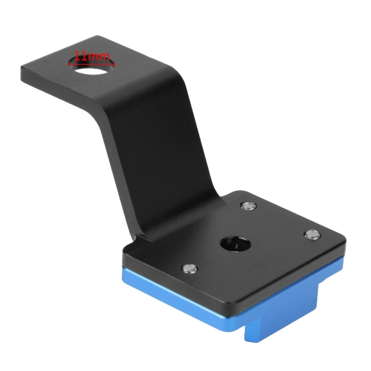 Soporte fijo de metal para motocicleta PULUZ para GoPro Hero12 Black / Hero11 /10/9/8/7/6/5, Insta360 Ace / Ace Pro, y otras…